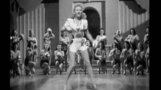 Betty Grable  Footlight Serenade 1942  quotI Heard The Birdies Singquot [upl. by Dagney]