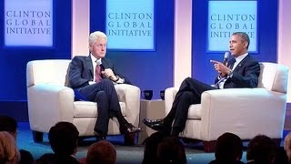 President Obama and President Clinton Discuss Health Care [upl. by Essile]