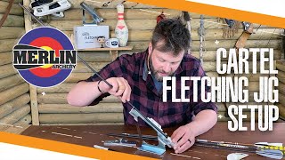 Cartel Fletching Jig Set up  Merlin Achery [upl. by Akilak]