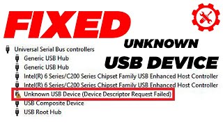 Fix Unknown USB Device Device Descriptor Request Failed [upl. by Adnoral95]