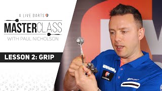 A Live Darts Masterclass  Lesson 2  How to grip your darts [upl. by Ardnuahsal]