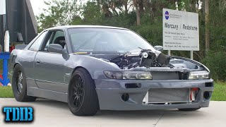 Nissan Titan Swapped 240SX Review Supercharged MAYHEM From a Truck Engine [upl. by Northrop]