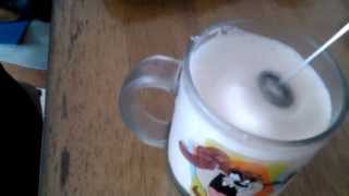 Aerolatte Review Frothing Cold Milk In Under 1 Minute [upl. by Zitvaa294]