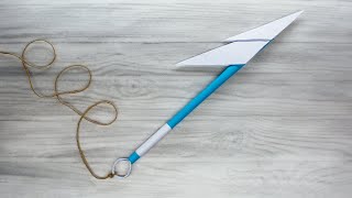 MAKING PAPER HARPOON  How to make easy a paper harpoon [upl. by Gabbie984]