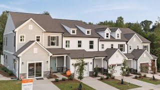 Longfield TH  New Townhomes in Clayton NC  North District at Flowers Plantation [upl. by Yrrem]