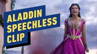 Aladdin 2019  quotSpeechlessquot Clip [upl. by Rhiamon30]