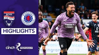 Ross County 24 Rangers  The Gers Triumph in SixGoal Thriller  cinch Premiership [upl. by Grosberg]