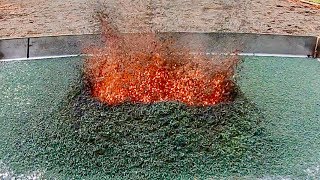 Ammonium Dichromate Volcano  Cool Chemical Experiment [upl. by Lindsay67]