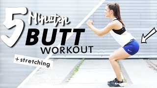 Po Workout für Zuhause  5 Minuten Kurz amp Intensiv  Stretching [upl. by Lleirbag]