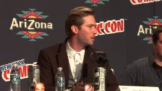 Troy Baker recites Jokers Killing Joke monologue  NYCC 2013 [upl. by Nnylecoj]