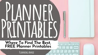 Free Planner Printables [upl. by Blanding]