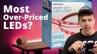 SMART LED Light Strip  Merkury SMART WiFi LED Strip  Setup amp Review [upl. by Airla]