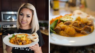 How To Make Pork Meat with Potatoes in Green Chile  Carne de Puerco con Papas en Chile Verde [upl. by Zednanreh]