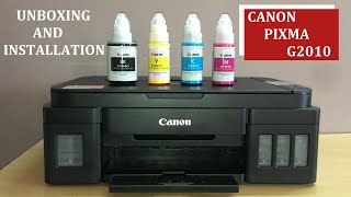 Canon Pixma G2010  Unboxing And Installation  Best Inkjet Printer  Color Printer and Scanner [upl. by Jezabel]