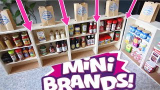 DIY MINI BRANDS MINI MART EASY CHEAP TUTORIAL [upl. by Noskcire]