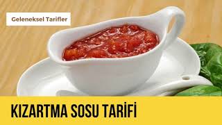 KIZARTMA SOSU TARİFİ  SARIMSAKLI DOMATES SOSU NASIL YAPILIR [upl. by Doowle]