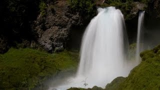 ♥♥ Relaxing 3Hour Video of Large Waterfall [upl. by Norty75]