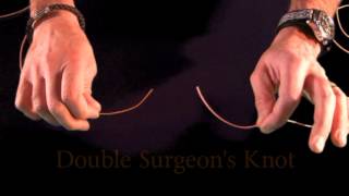 How to tie the double surgeons knot [upl. by Ainniz]