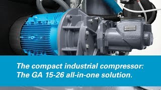 The GA15 26 compressor a compact industrial air system [upl. by Kalila]