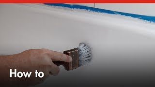 How To Paint A Bath Tub  DIY At Bunnings [upl. by Eintrok]