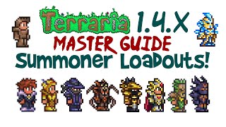 Best Terraria Summoner Loadout Guide 14x Master Mode PreHardmode amp Hardmode Progression [upl. by Tneciv281]