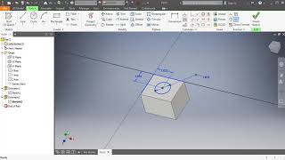 9 inventor part change dimension [upl. by Market]