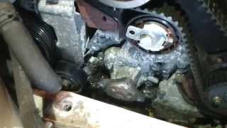 Waterpump Replacement on Ford Transit Connect tddi tdci [upl. by Lewan]